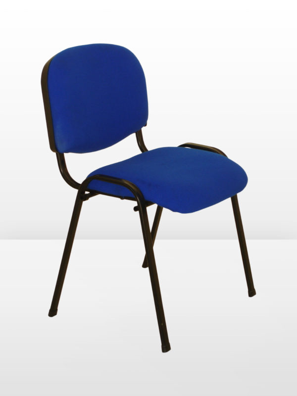Silla Apilable 700 Negra de Oficina